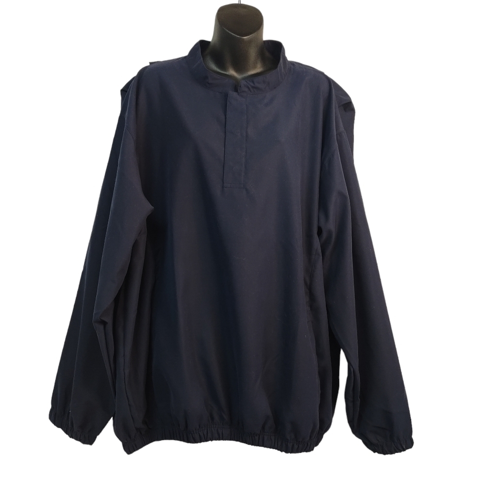 Forrester's Men's Navy Blue Pullover Windproof Windwear Jacket Size XL NWT
